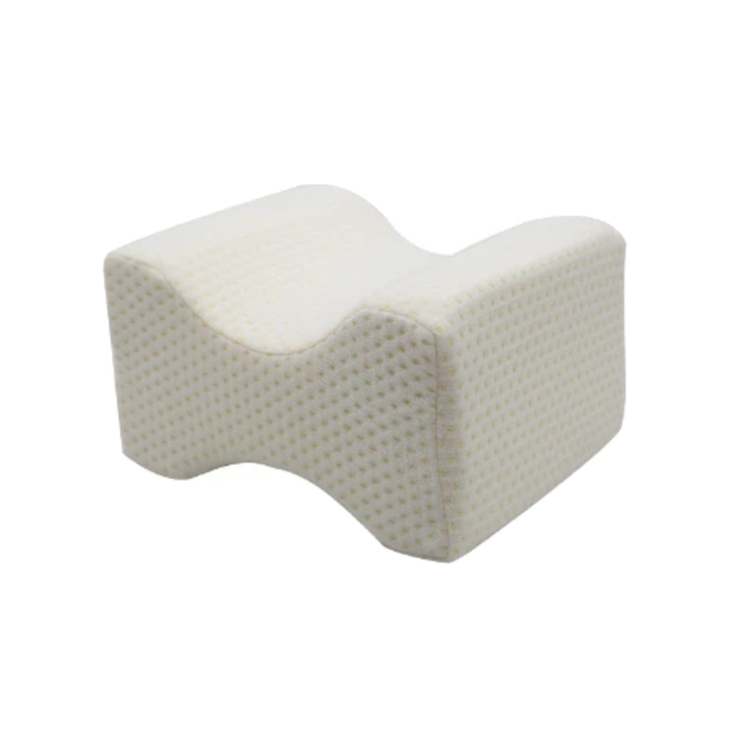 Contour Knee Pillow in White