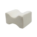 Contour Knee Pillow in White