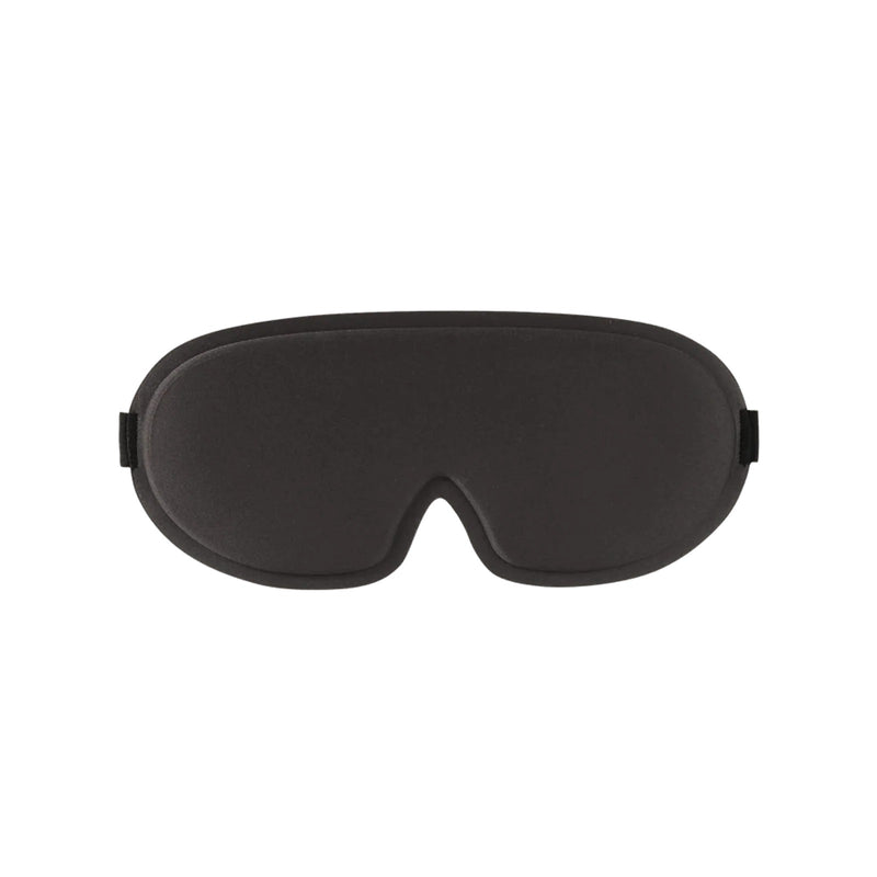 3D Contoured Sleep Mask in Black