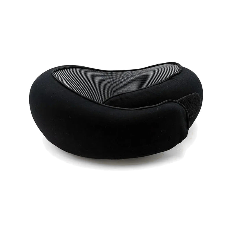 Memory Foam Travel Pillow in Black